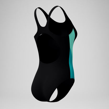 Colorblock Splice 2.0 One Piece Black/Turquoise - Speedo