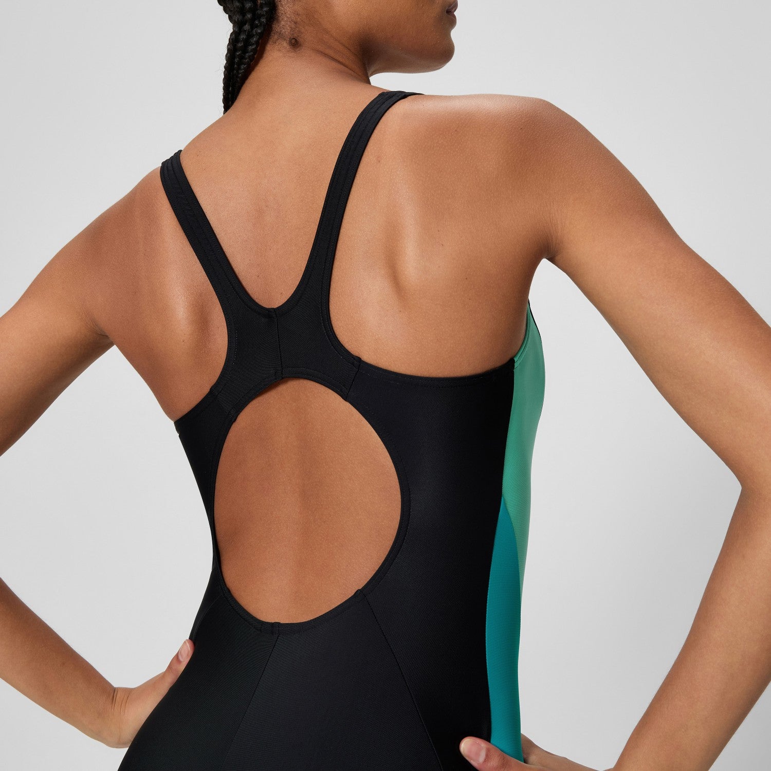 Colorblock Splice 2.0 One Piece Black/Turquoise - Speedo