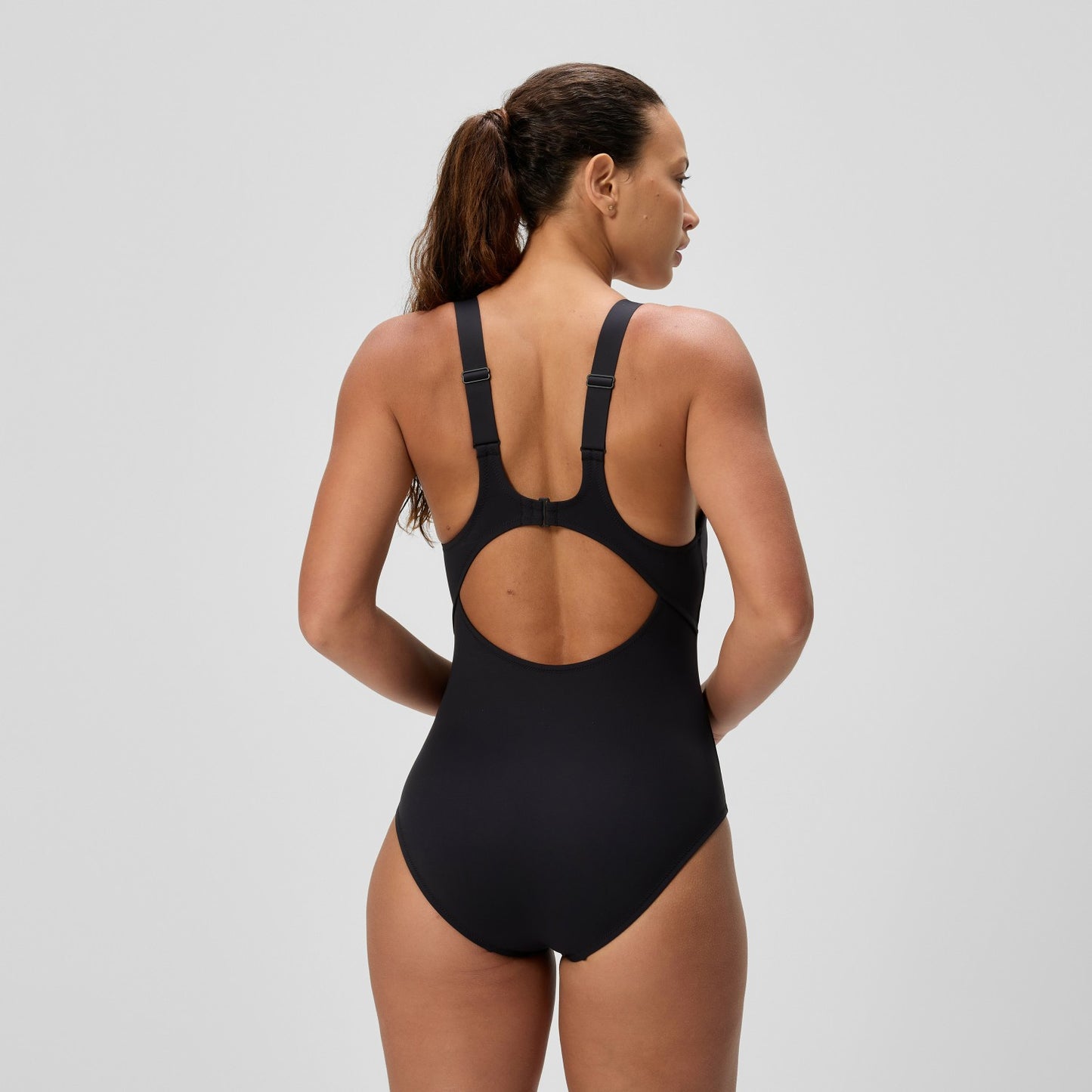 Sculpture Butterfly Back Swimsuit Black - Speedo