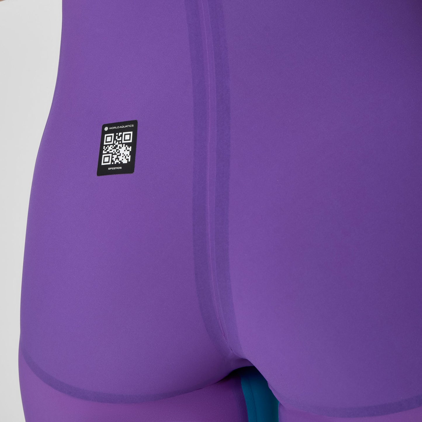 Fastskin LZR Pure Valor 2.0 Closedback Kneeskin Purple/Blue - Speedo