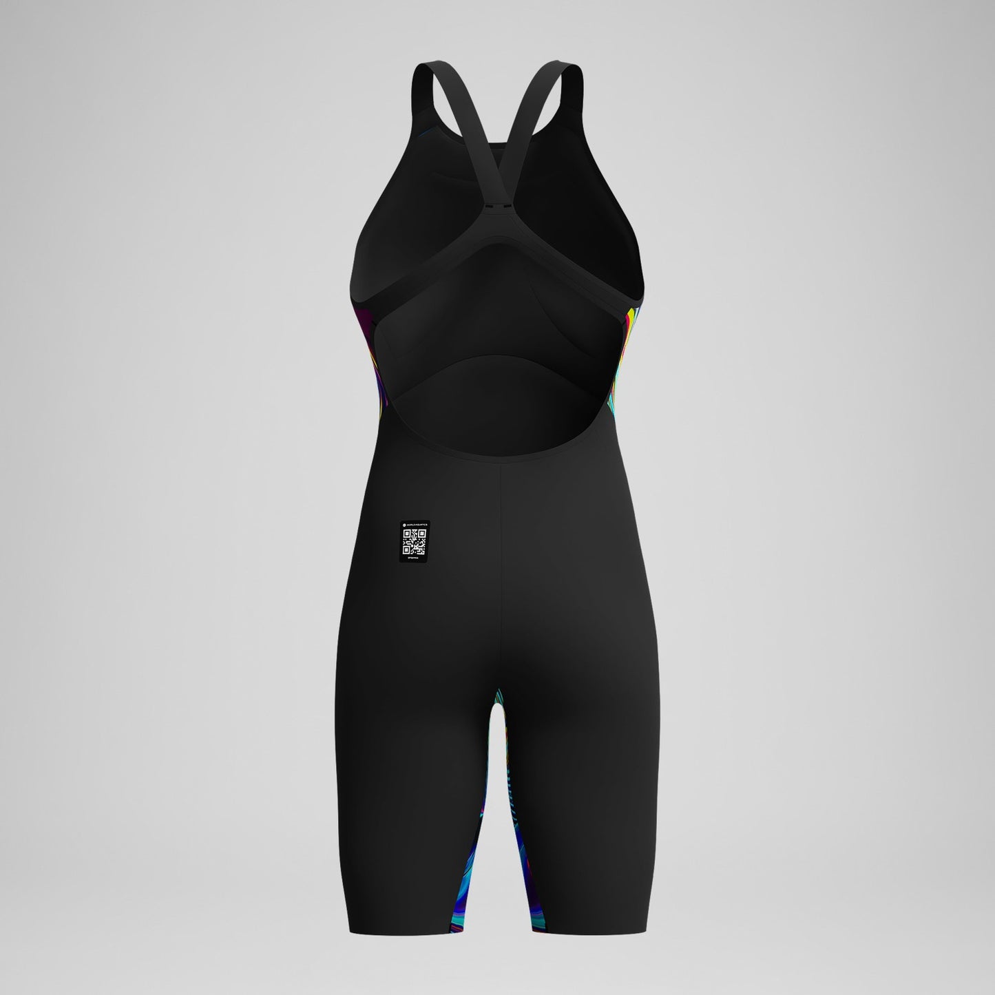 Fastskin LZR Pure Valor 2.0 Openback Kneeskin Black/Red - Speedo