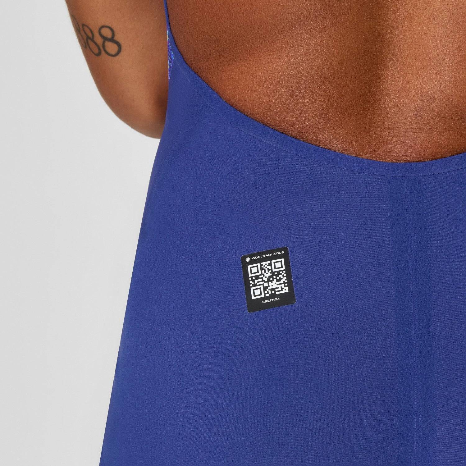 Fastskin LZR Pure Valor 2.0 Openback Kneeskin Blue/Navy - Speedo