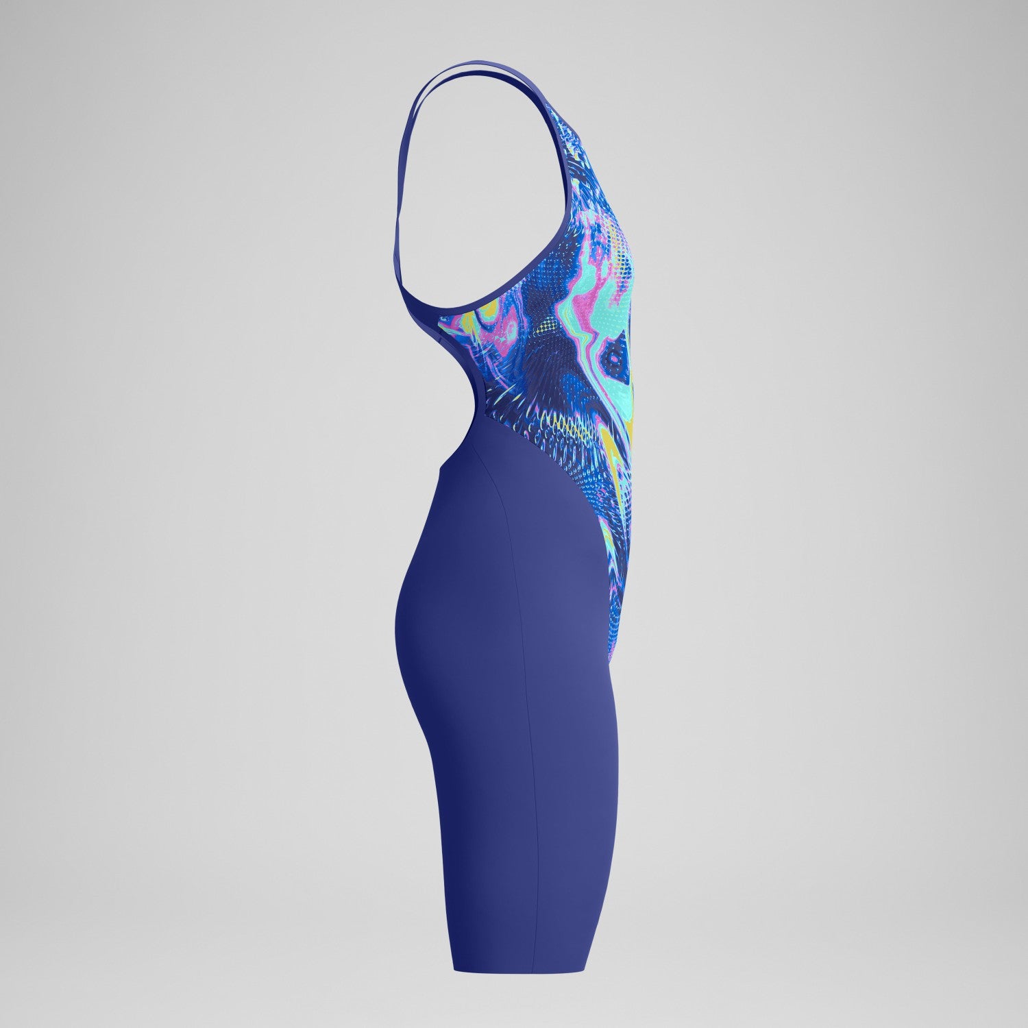 Fastskin LZR Pure Valor 2.0 Openback Kneeskin Blue/Navy - Speedo