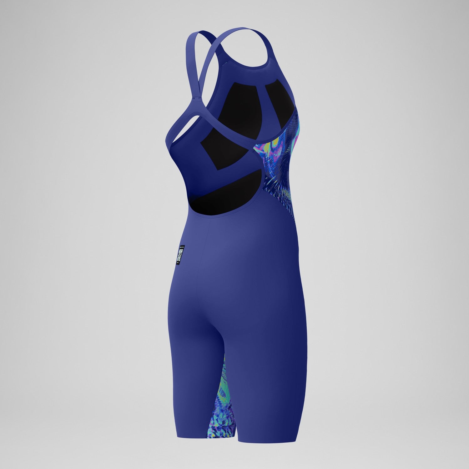 Fastskin LZR Pure Valor 2.0 Openback Kneeskin Blue/Navy - Speedo
