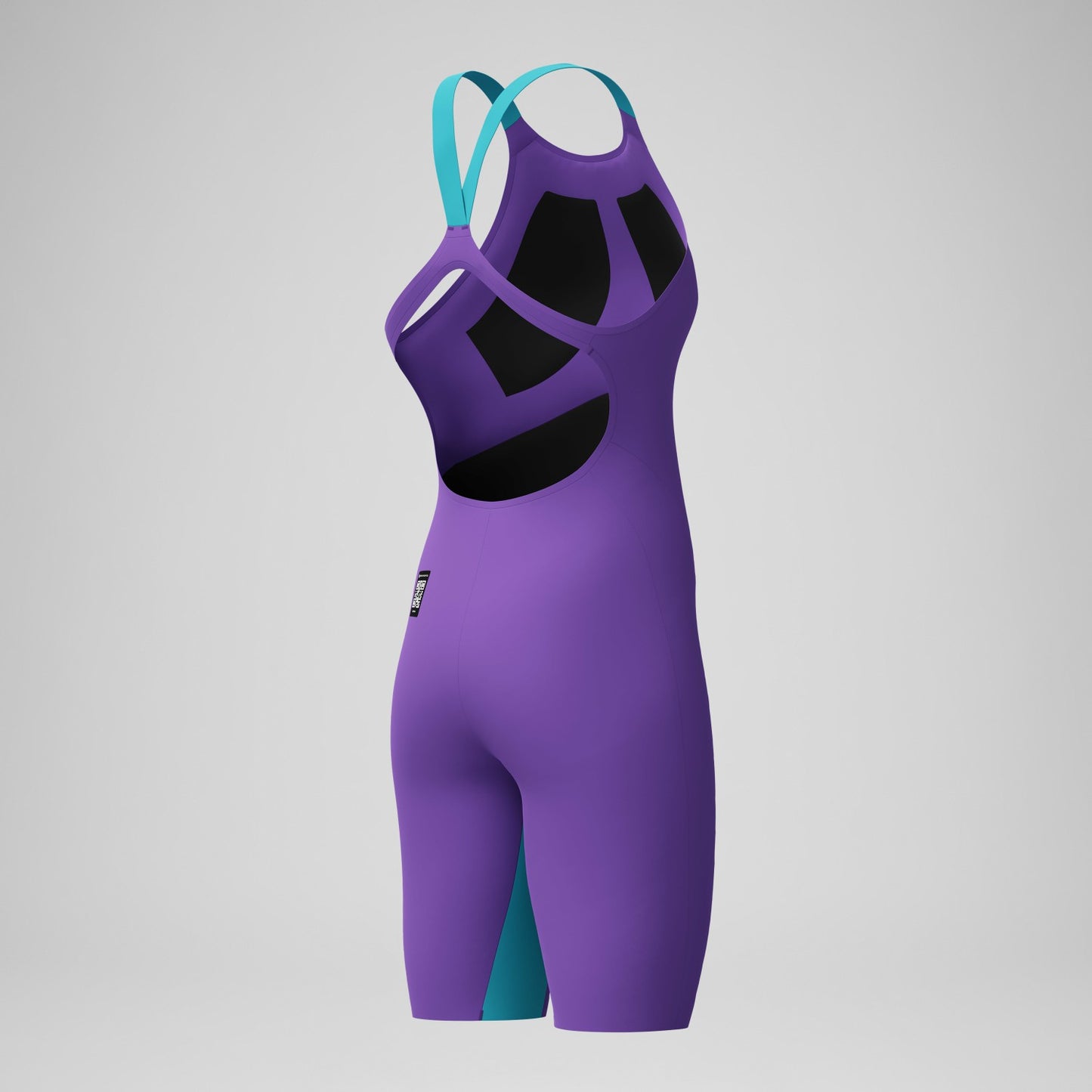 Fastskin LZR Pure Valor 2.0 Openback Kneeskin Purple/Blue - Speedo