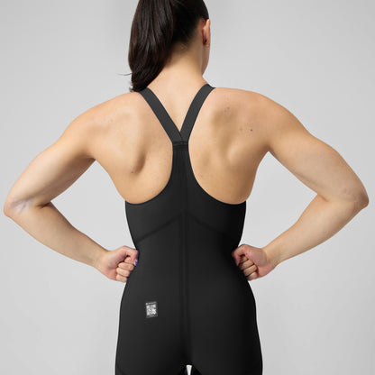Fastskin LZR Pure Valor 2.0 Closedback Kneeskin Black/Red - Speedo