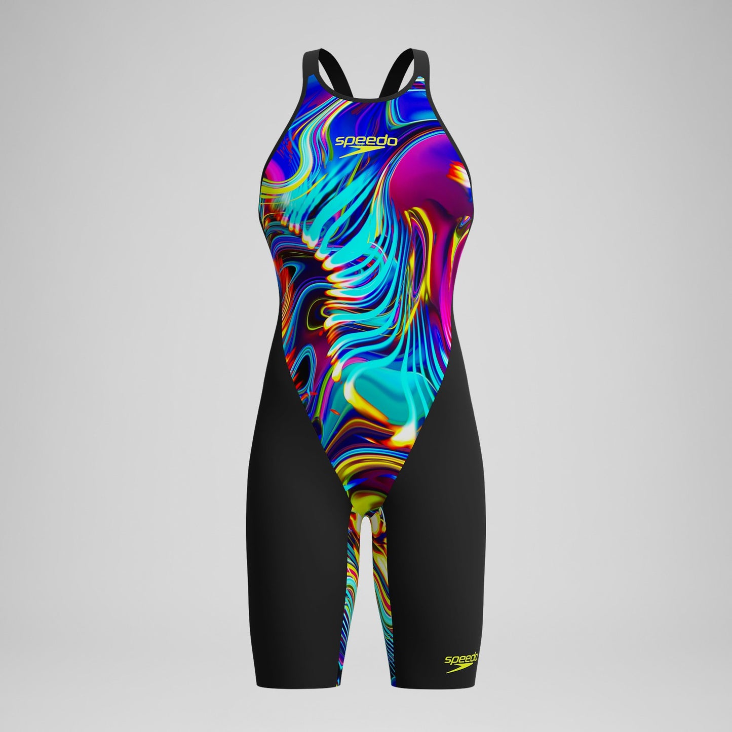 Fastskin LZR Pure Valor 2.0 Closedback Kneeskin Black/Red - Speedo