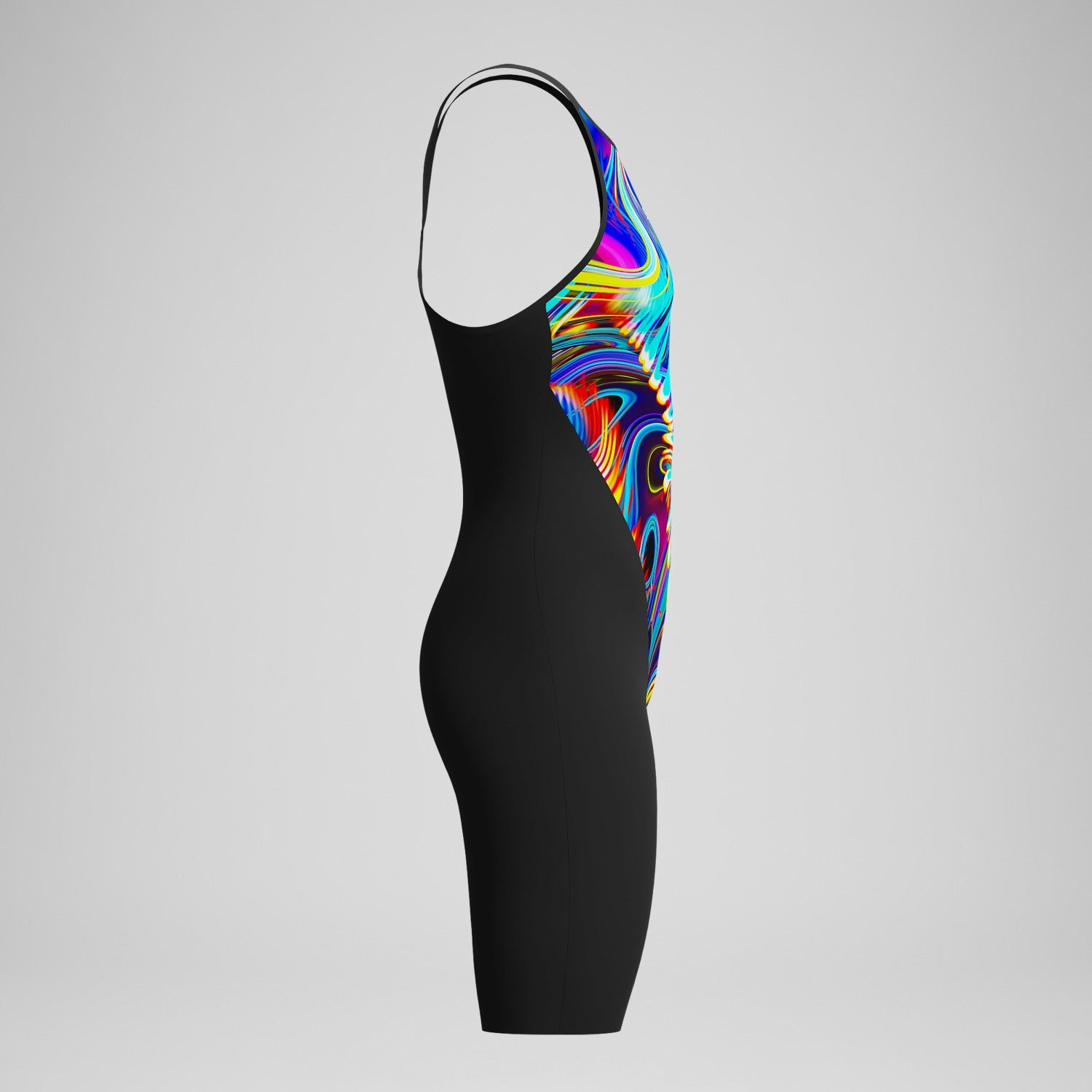 Fastskin LZR Pure Valor 2.0 Closedback Kneeskin Black/Red - Speedo