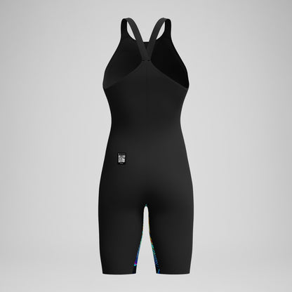 Fastskin LZR Pure Valor 2.0 Closedback Kneeskin Black/Red - Speedo