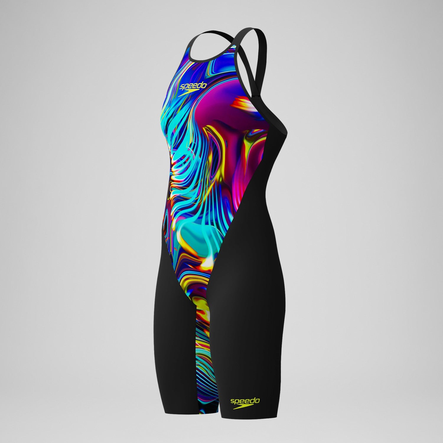 Fastskin LZR Pure Valor 2.0 Closedback Kneeskin Black/Red - Speedo