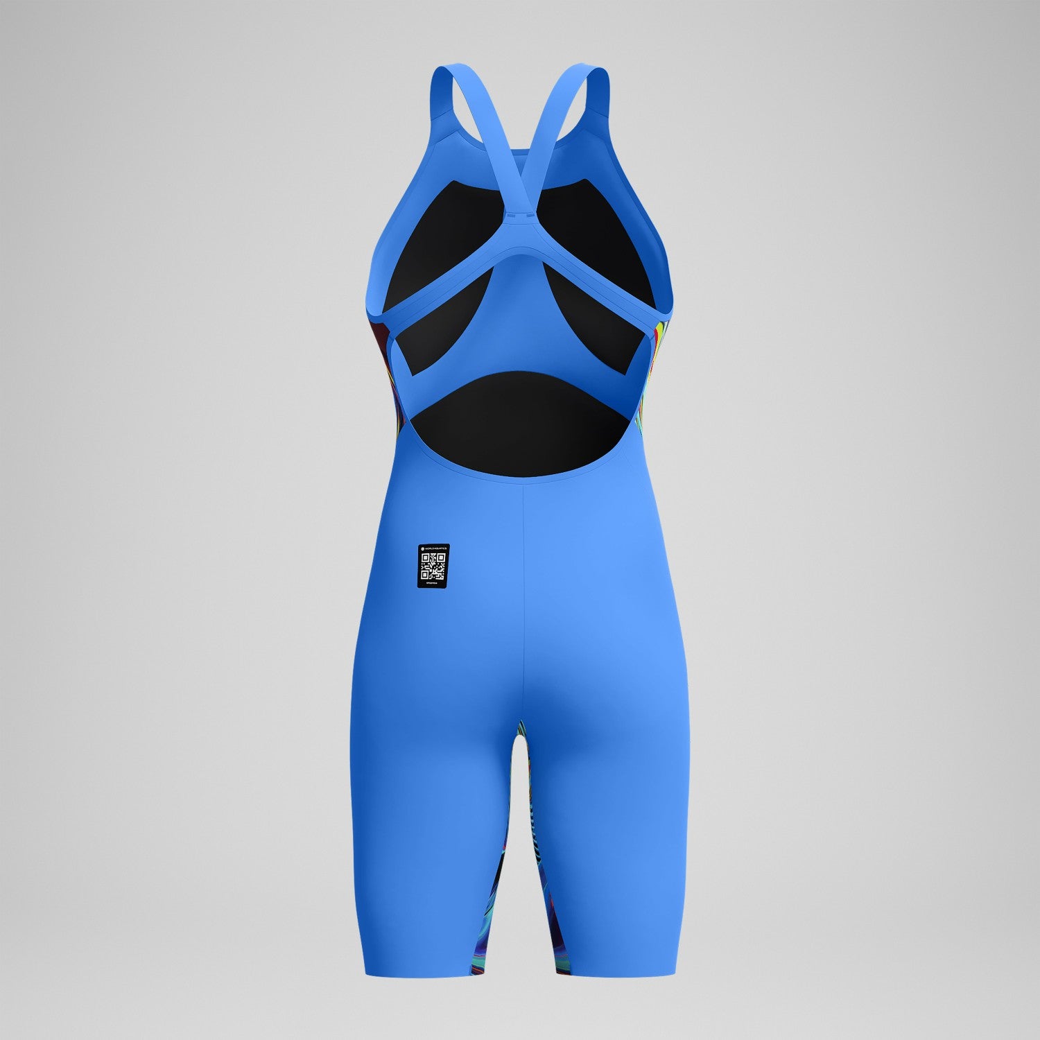 Fastskin LZR Pure Valor 2.0 Openback Kneeskin Blue/Pink - Speedo