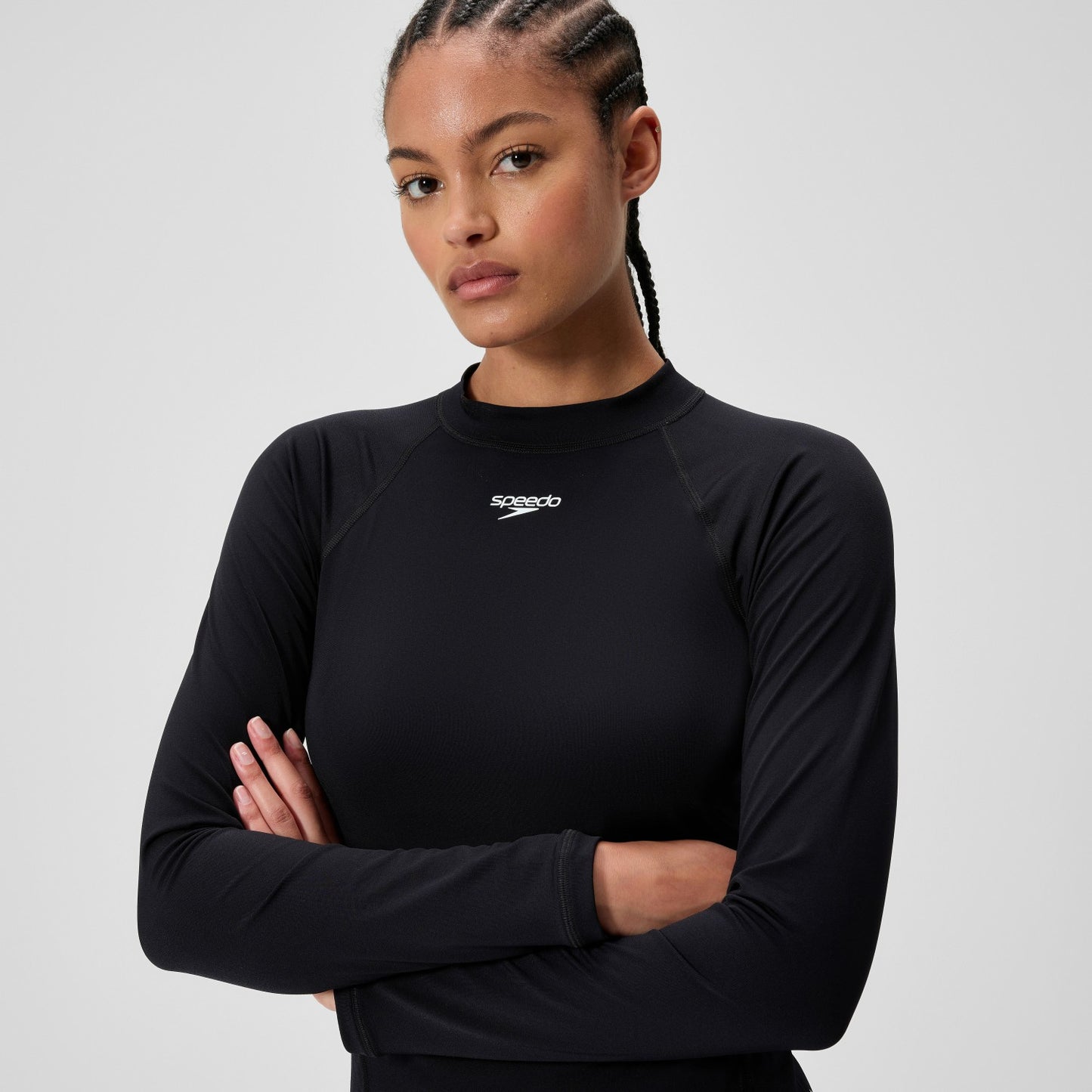 Endurance+ Long Sleeve Rashguard Black - Speedo