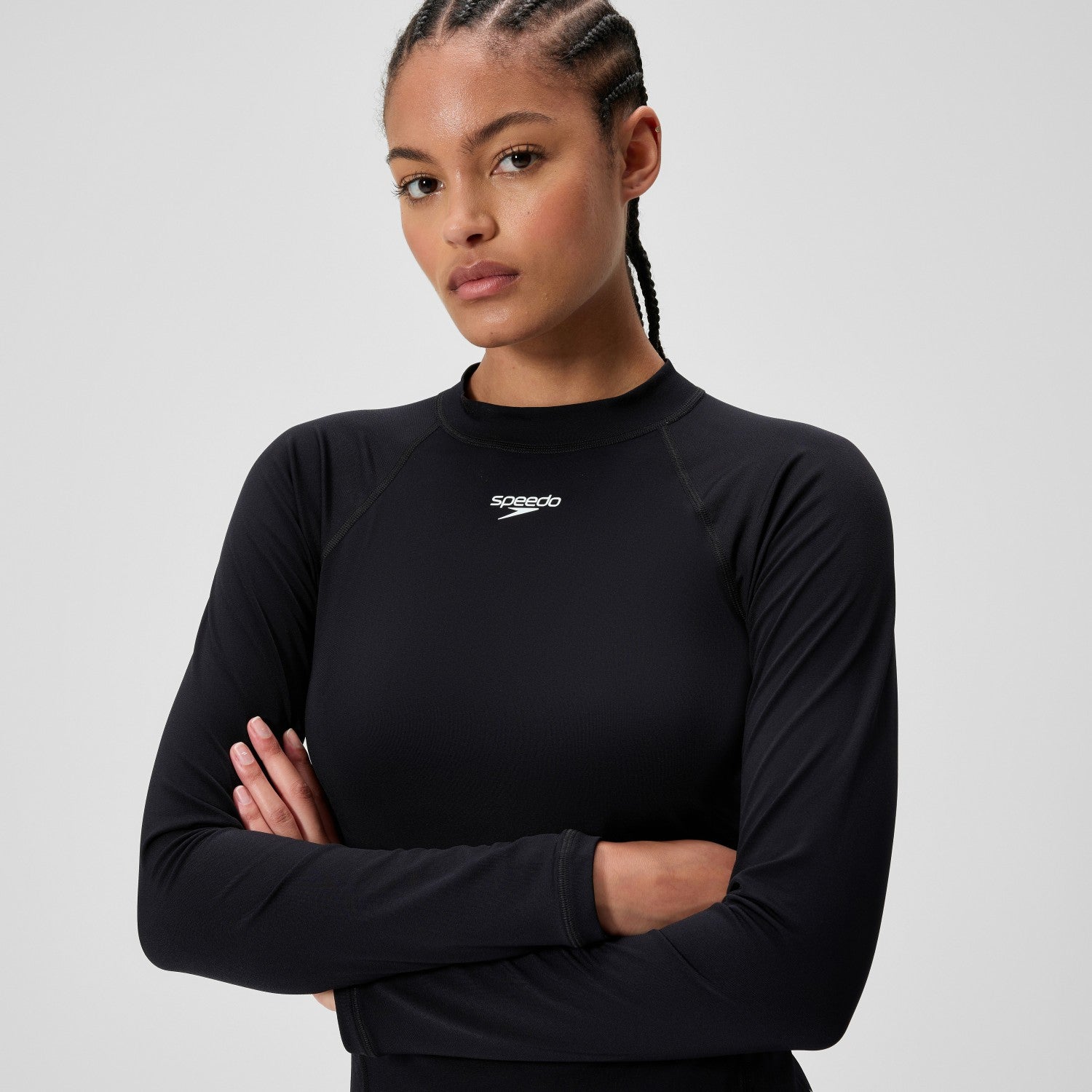 Endurance+ Long Sleeve Rashguard Black - Speedo