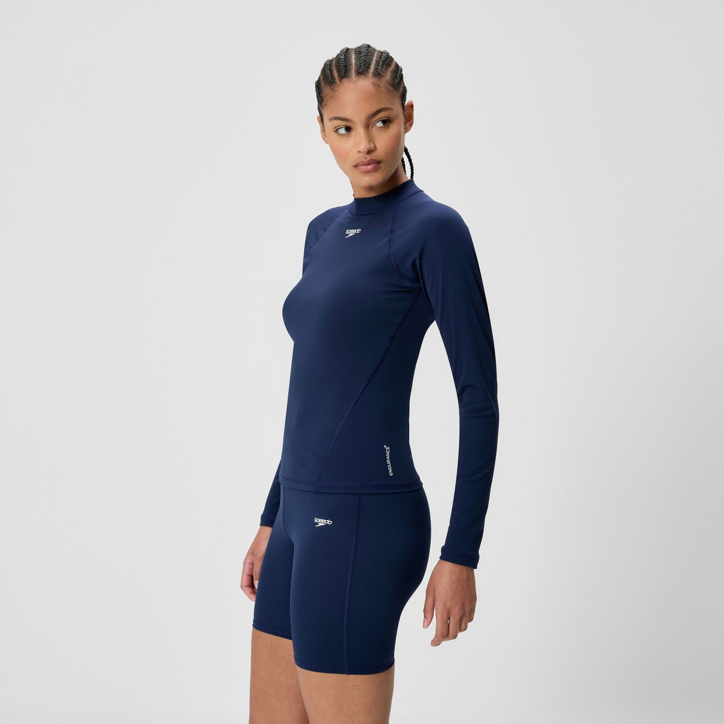 Endurance+ Long Sleeve Rashguard Navy - Speedo