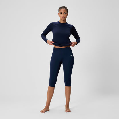 Endurance+ Three Quarter Swim Legging Navy - Speedo