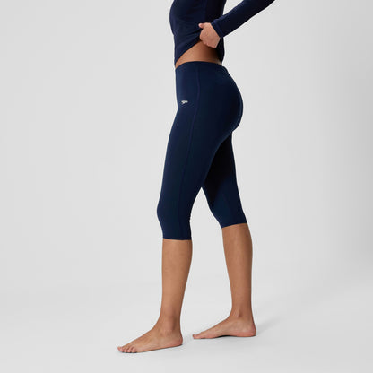 Endurance+ Three Quarter Swim Legging Navy - Speedo