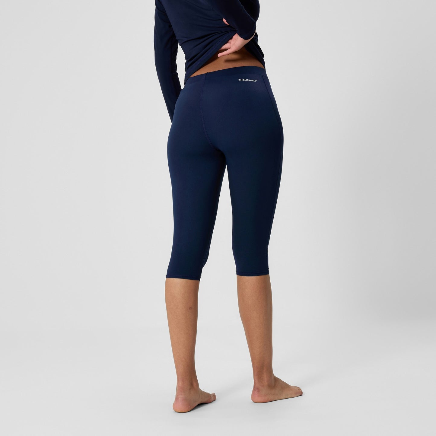 Endurance+ Three Quarter Swim Legging Navy - Speedo