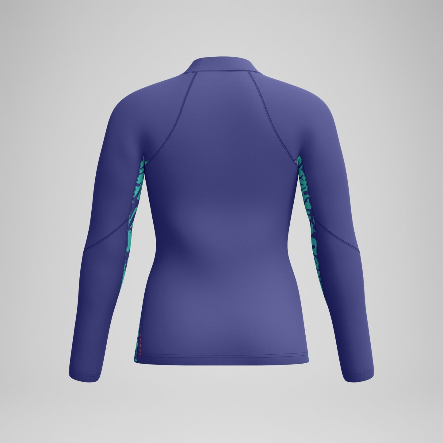 Printed Long Sleeve Rash Top Blue/Green - Speedo