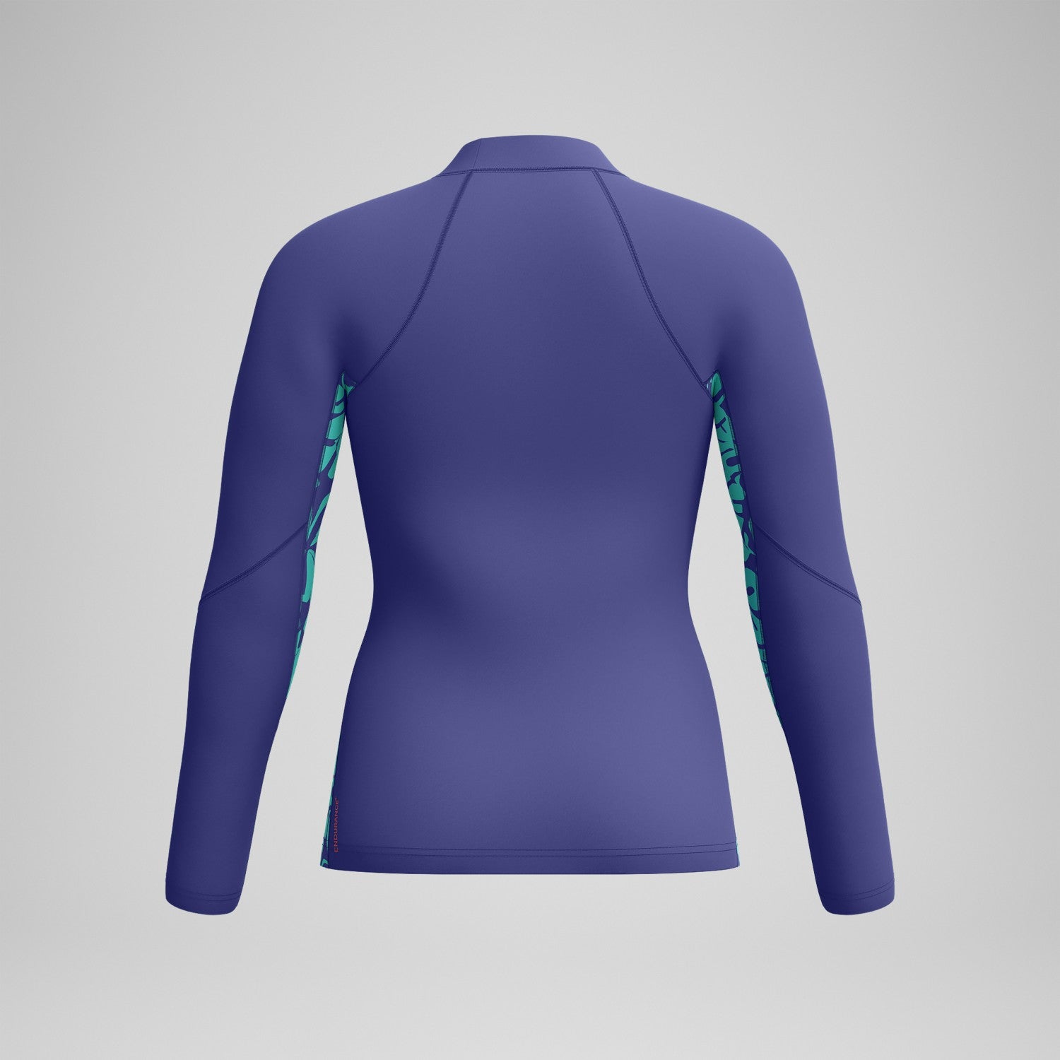 Printed Long Sleeve Rash Top Blue/Green - Speedo
