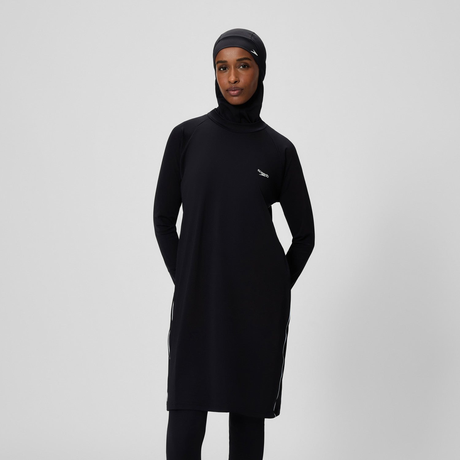 Endurance+ Modesty Swim Tunic Black - Speedo