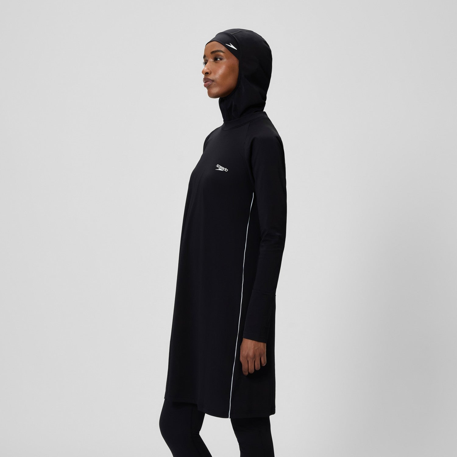 Endurance+ Modesty Swim Tunic Black - Speedo