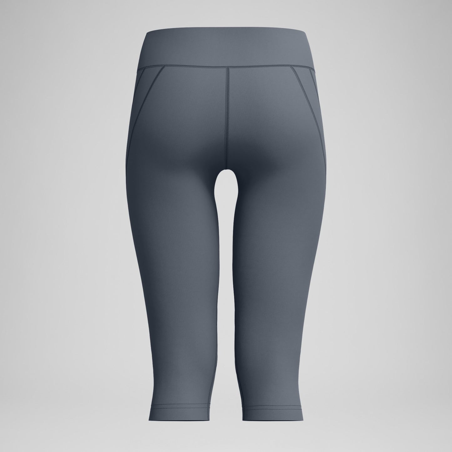 Solid Panel 3/4 Leggings Grey - Speedo