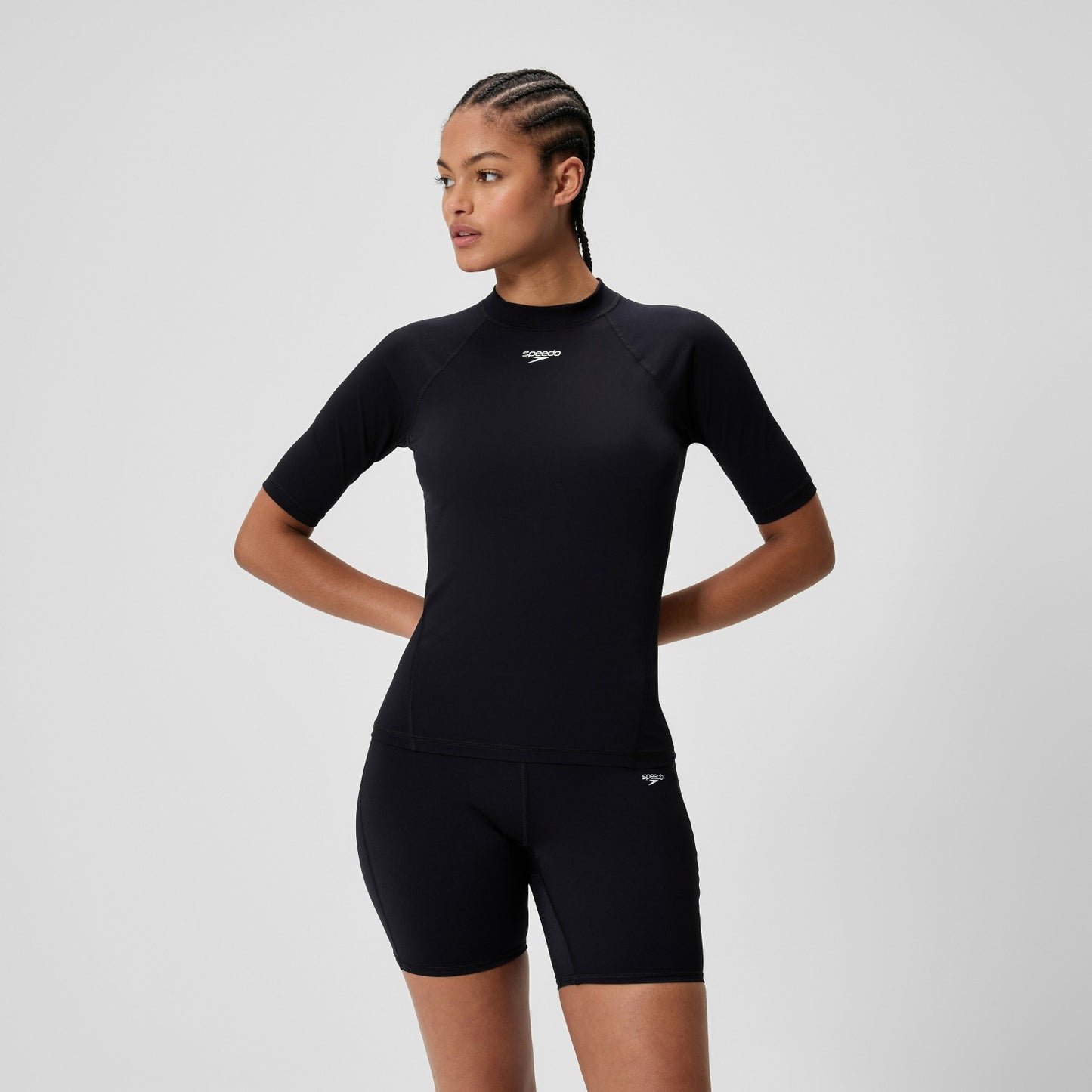 Endurance+ Short Sleeve Rashguard Black - Speedo