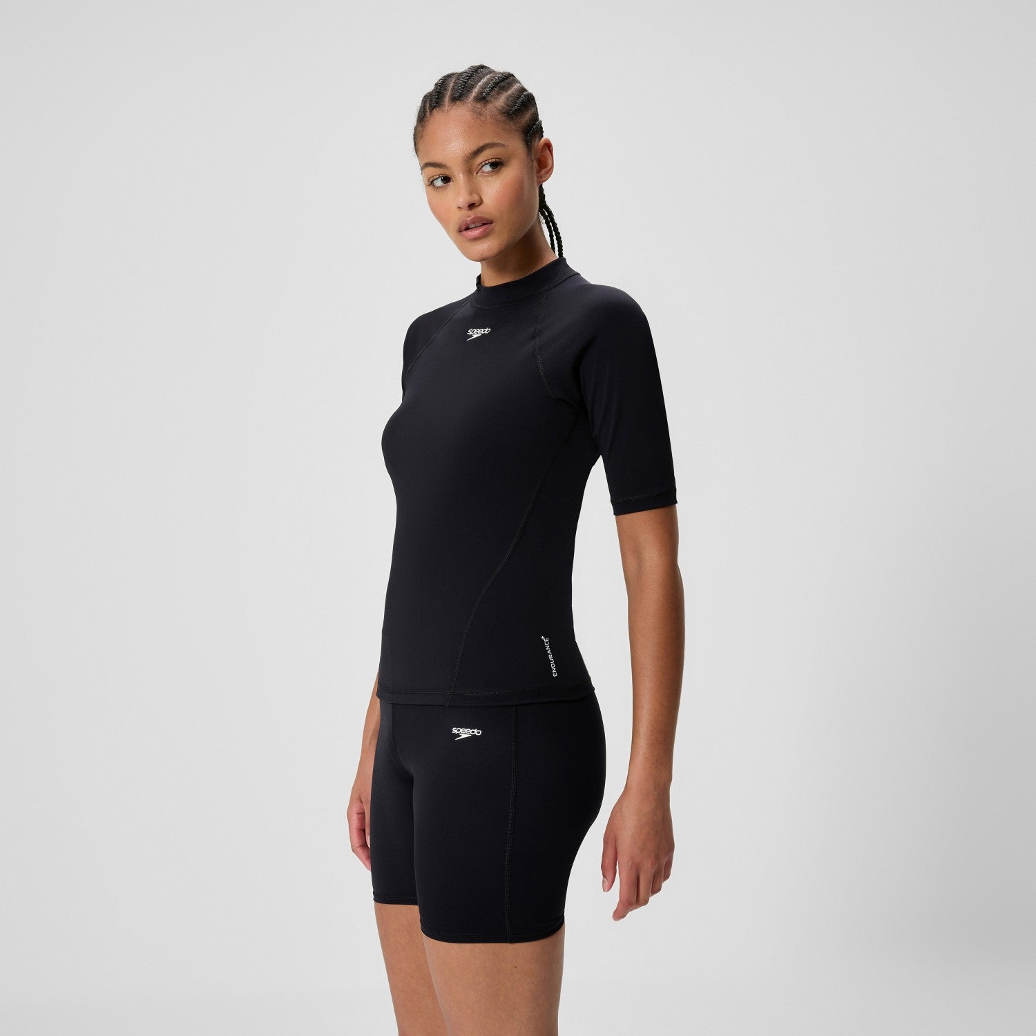 Endurance+ Short Sleeve Rashguard Black - Speedo