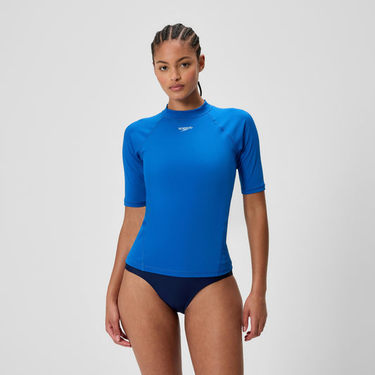 Endurance+ Short Sleeve Rashguard Blue - Speedo