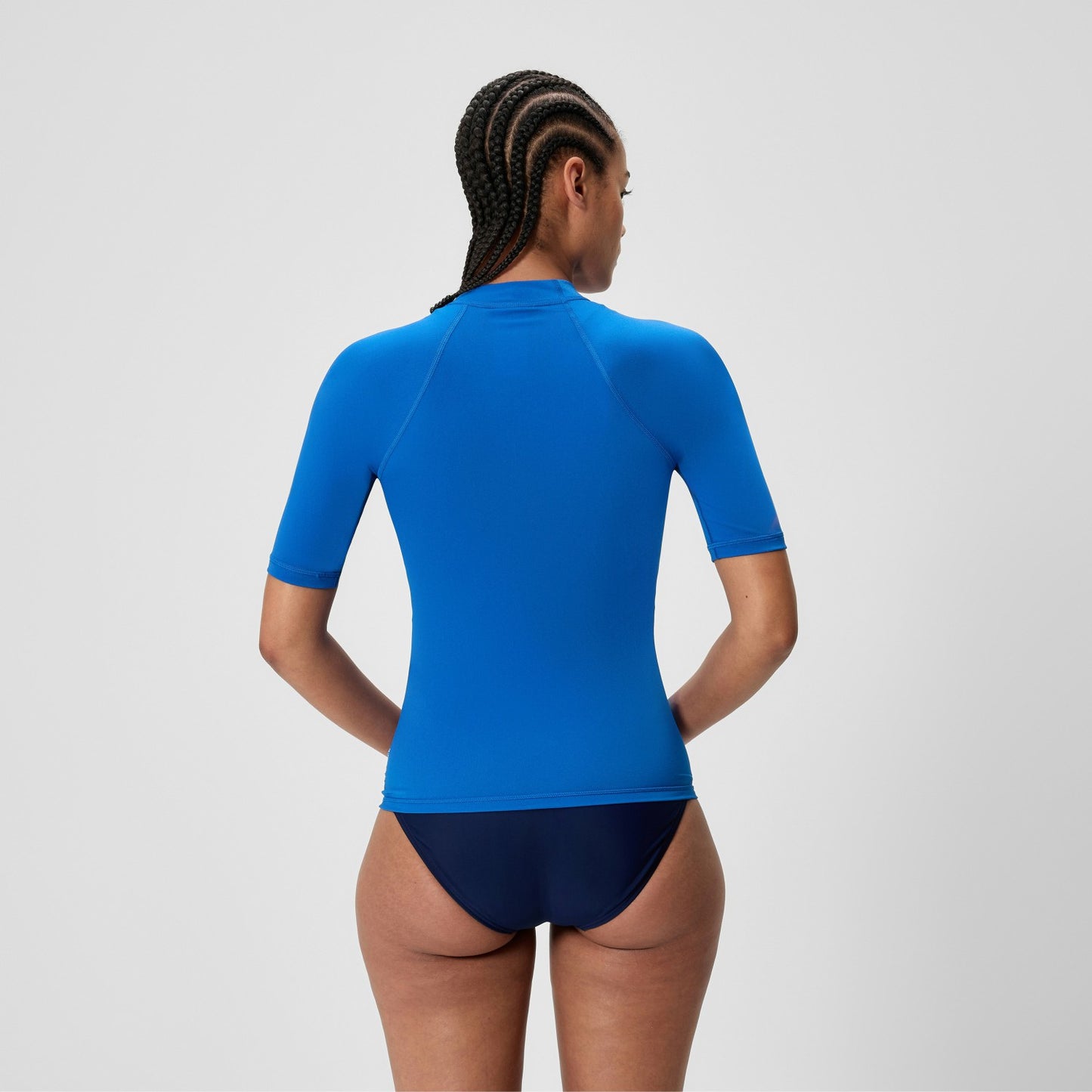 Endurance+ Short Sleeve Rashguard Blue - Speedo