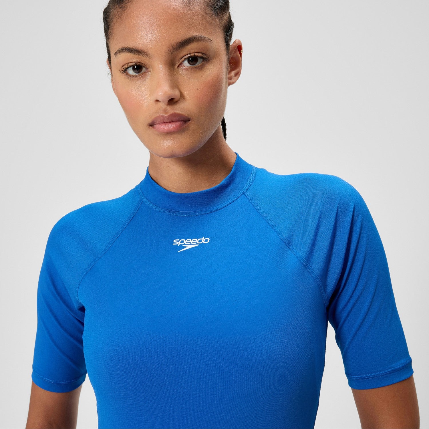 Endurance+ Short Sleeve Rashguard Blue - Speedo