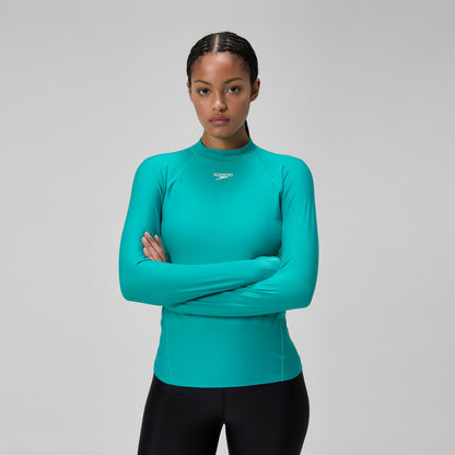 Long Sleeve Rashguard Turquoise - Speedo