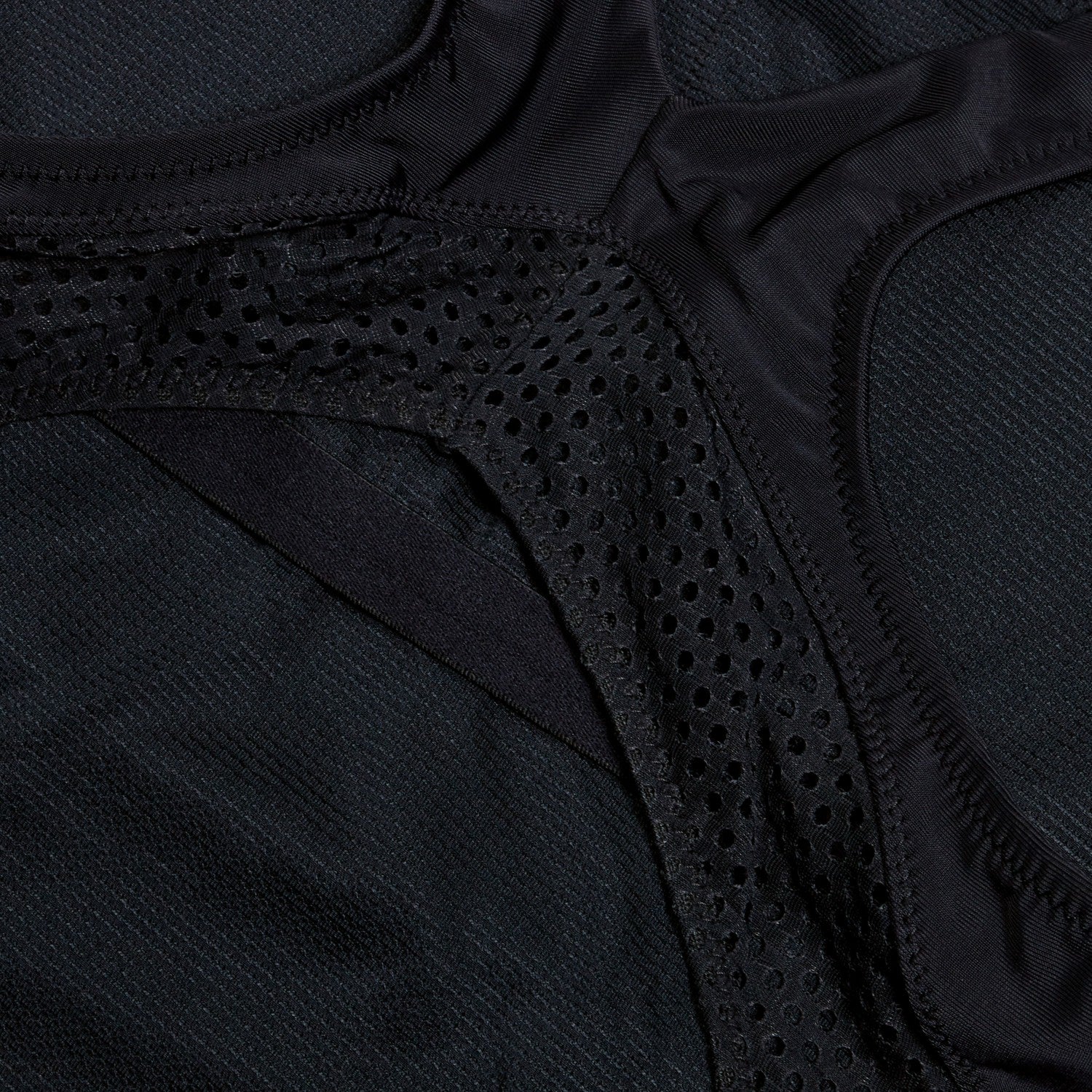 Solid Scoop Mesh One Piece Black - Speedo