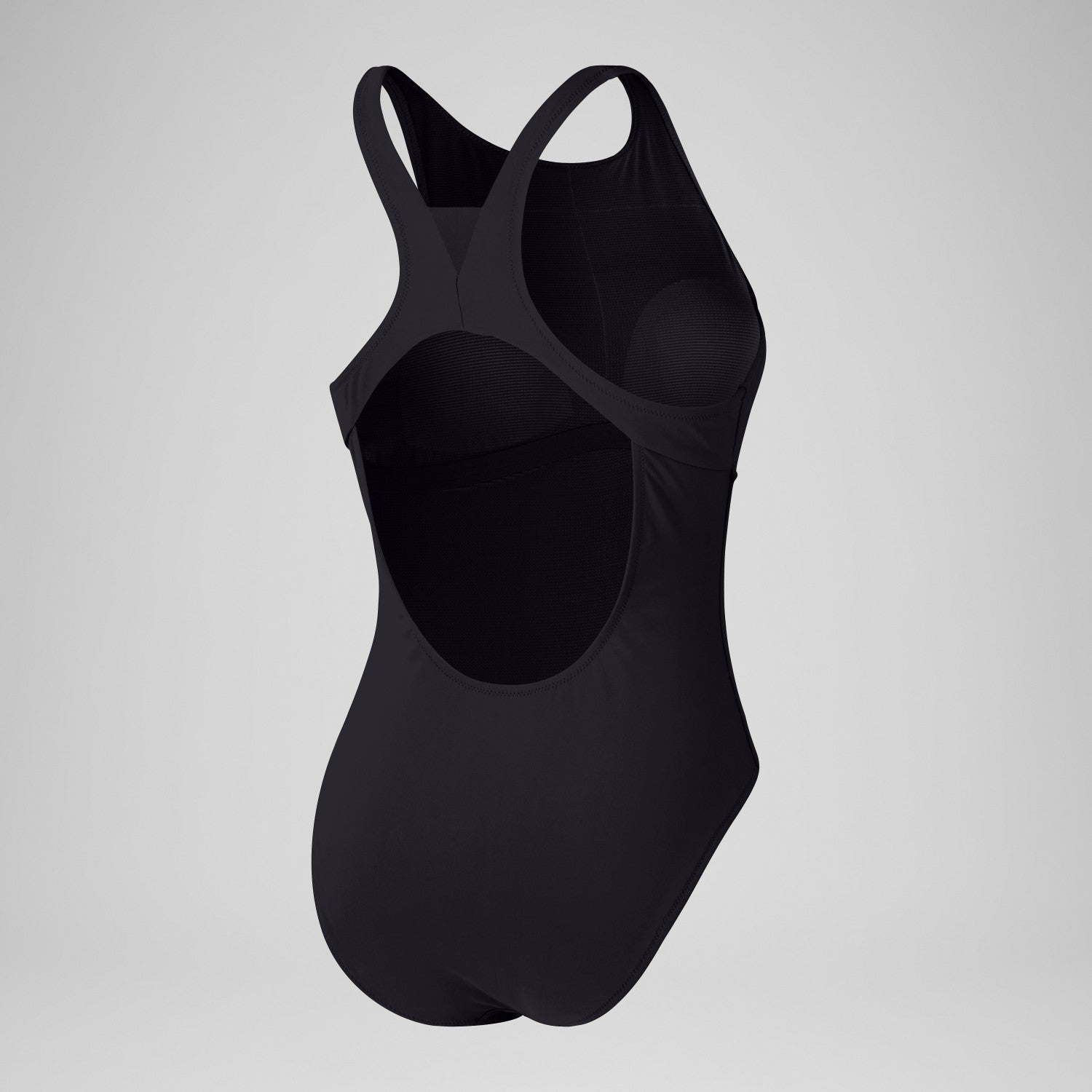 Solid High Neck One Piece Black - Speedo