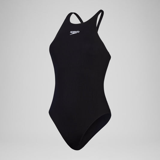 Endurance+ V Neck Swimsuit Black - Speedo