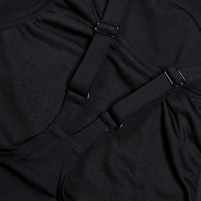 Endurance+ Longer Body V Neck Swimsuit Black - Speedo