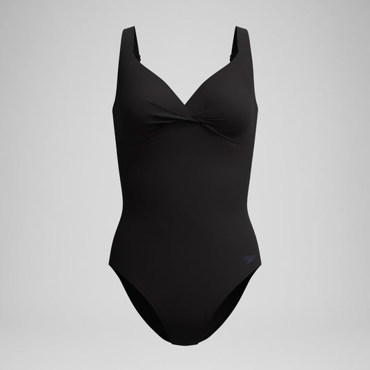 Shaping Cross Knot Swimsuit Black - Speedo