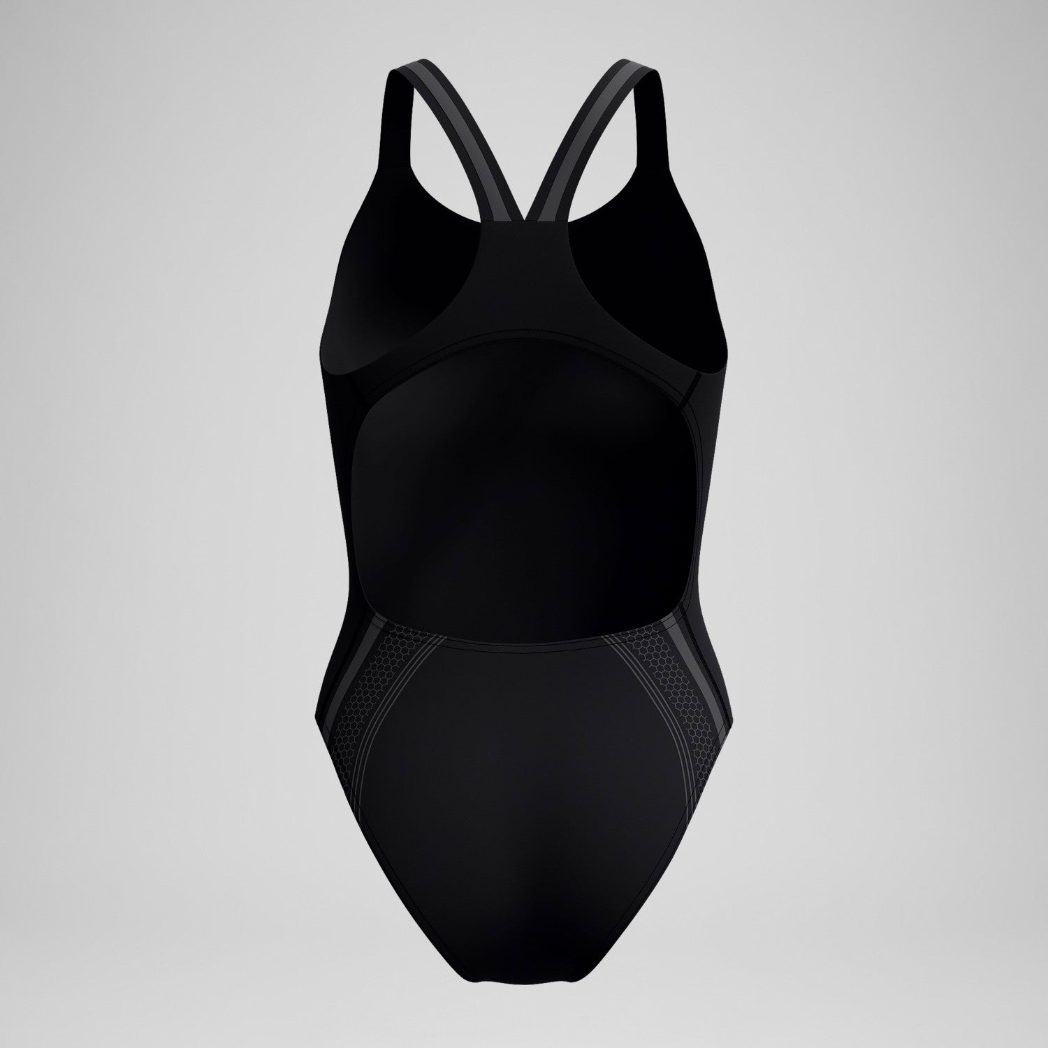 V Class Printed Performance Back Swimsuit Black - Speedo