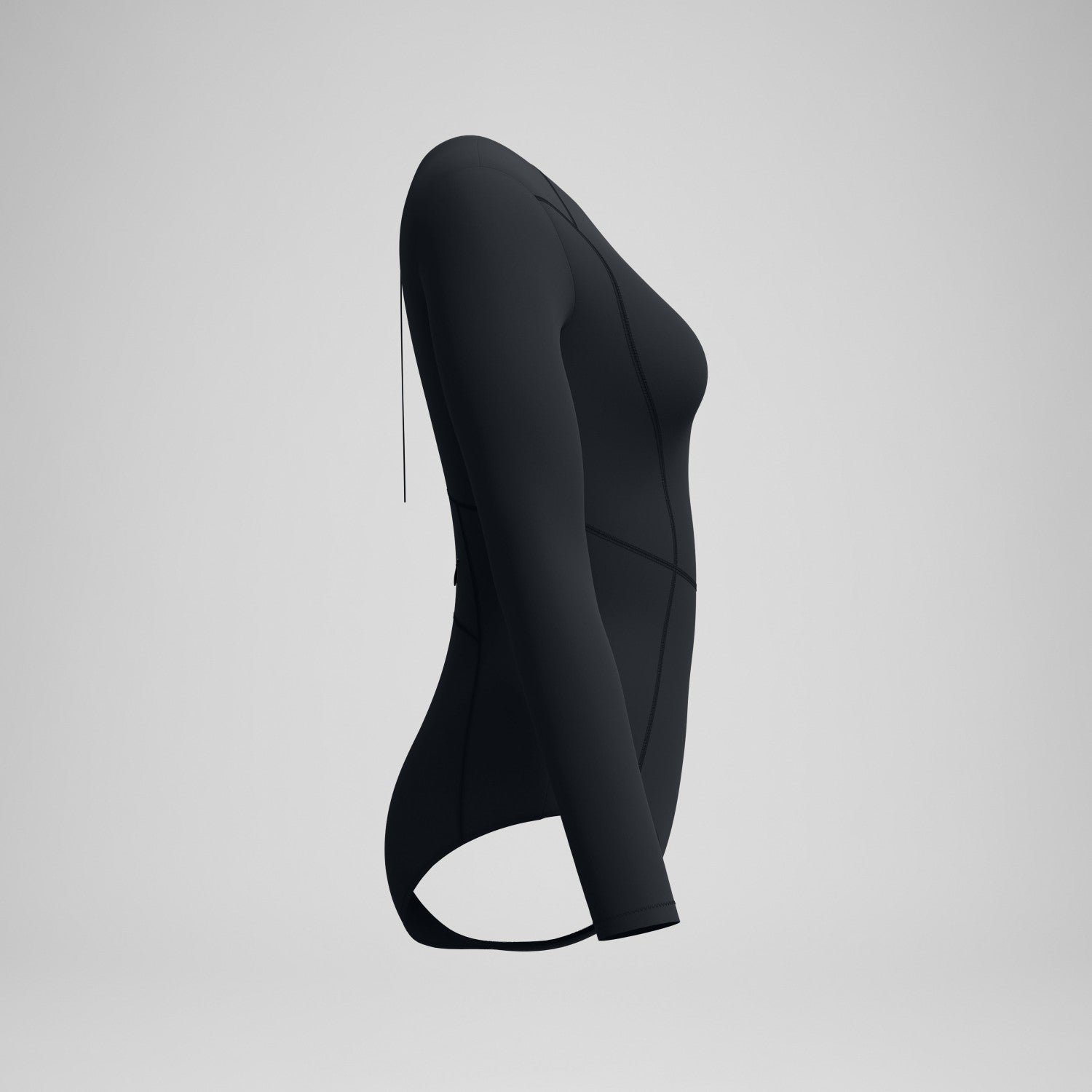 Ocean Flex Long Sleeve Zip Swimsuit Black - Speedo