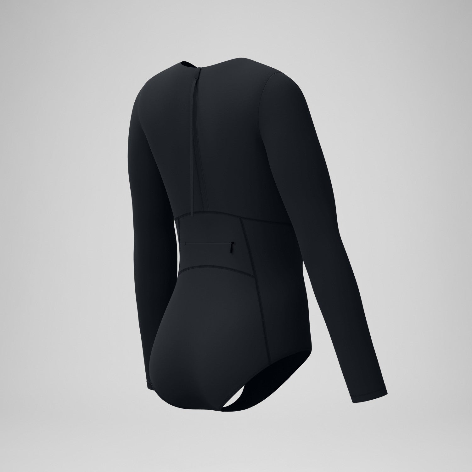 Ocean Flex Long Sleeve Zip Swimsuit Black - Speedo