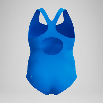 Plus Size Placement Medalist Swimsuit Blue - Speedo