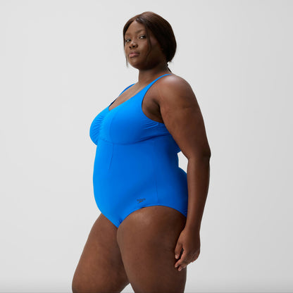 Plus Size Shaping AquaNite Swimsuit Blue - Speedo