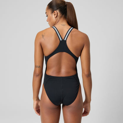 V Class Performance Back Swimsuit Black/Grey - Speedo