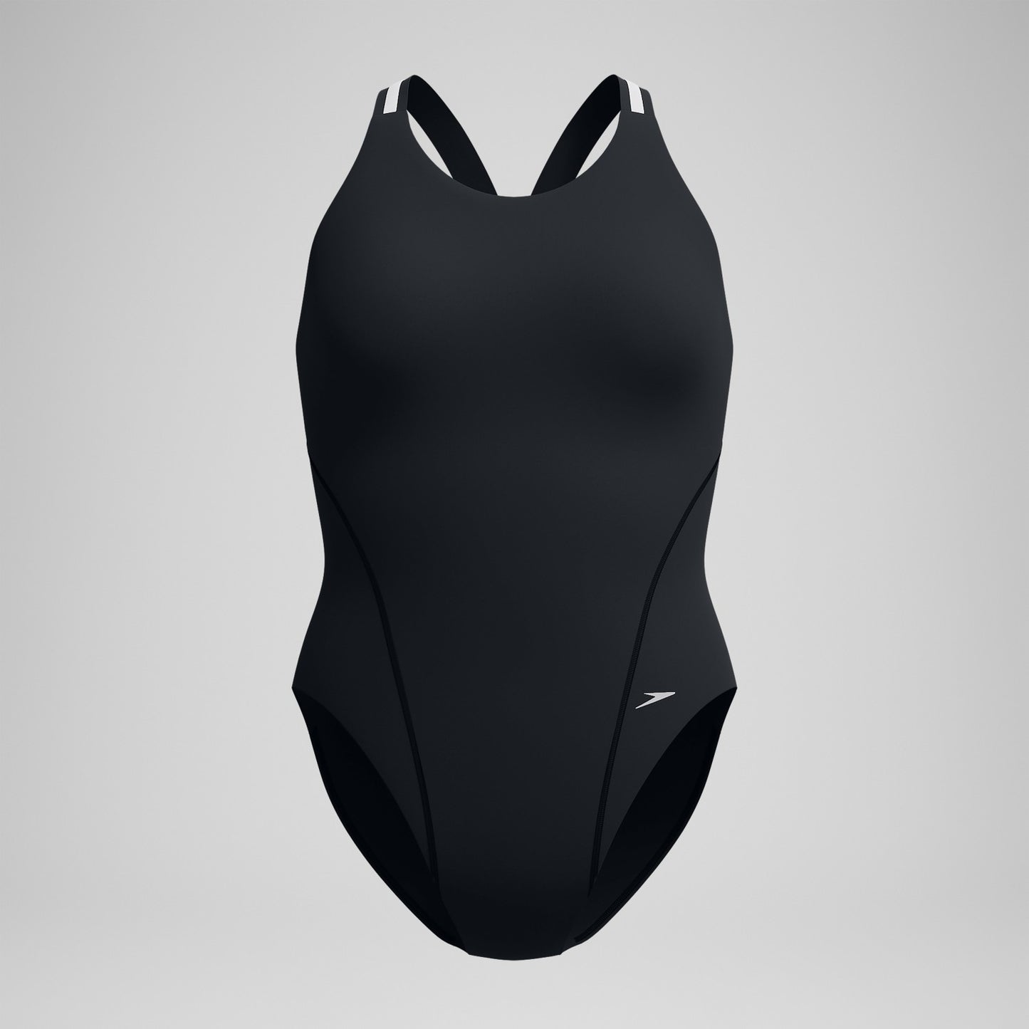 V Class Performance Back Swimsuit Black/Grey - Speedo