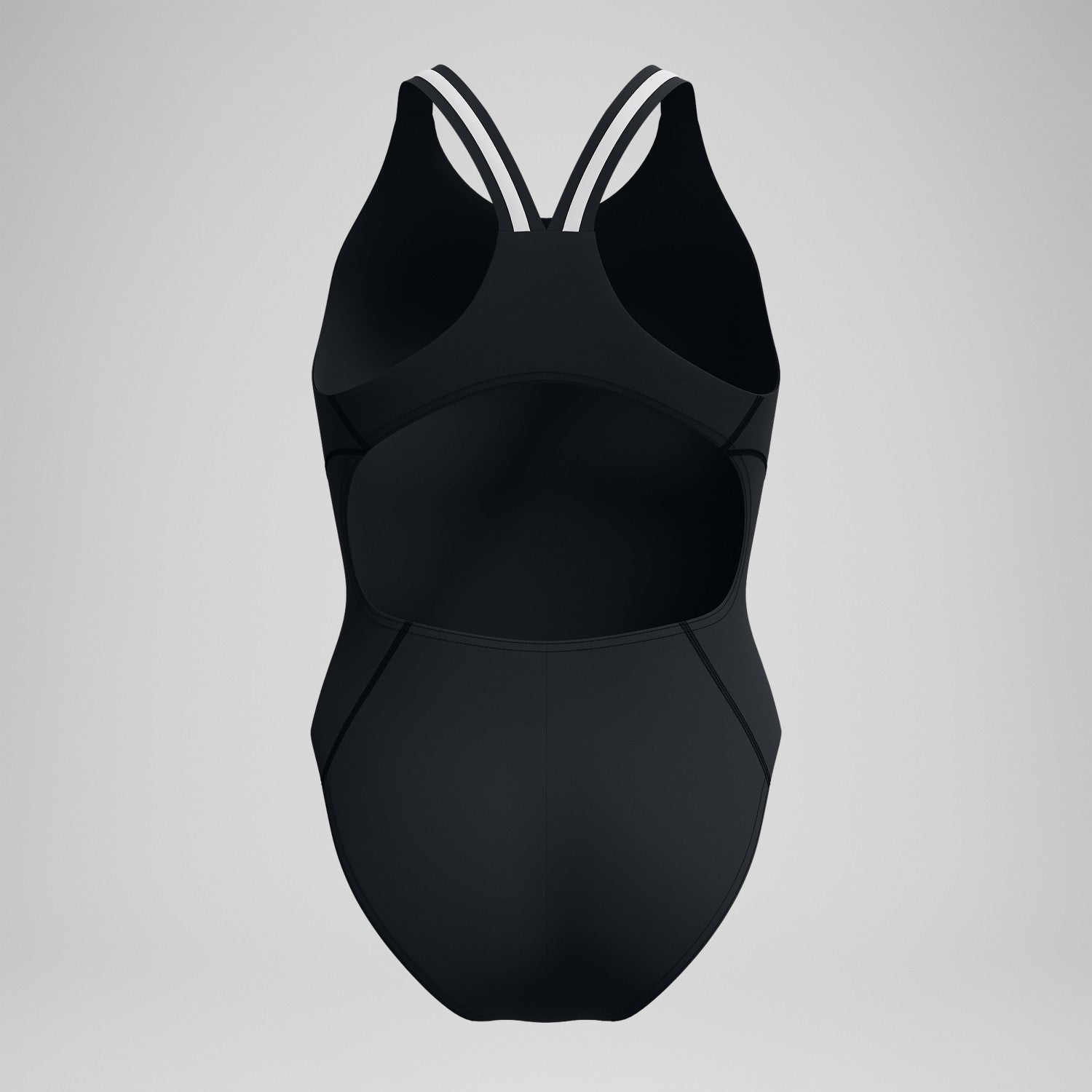 V Class Performance Back Swimsuit Black/Grey - Speedo