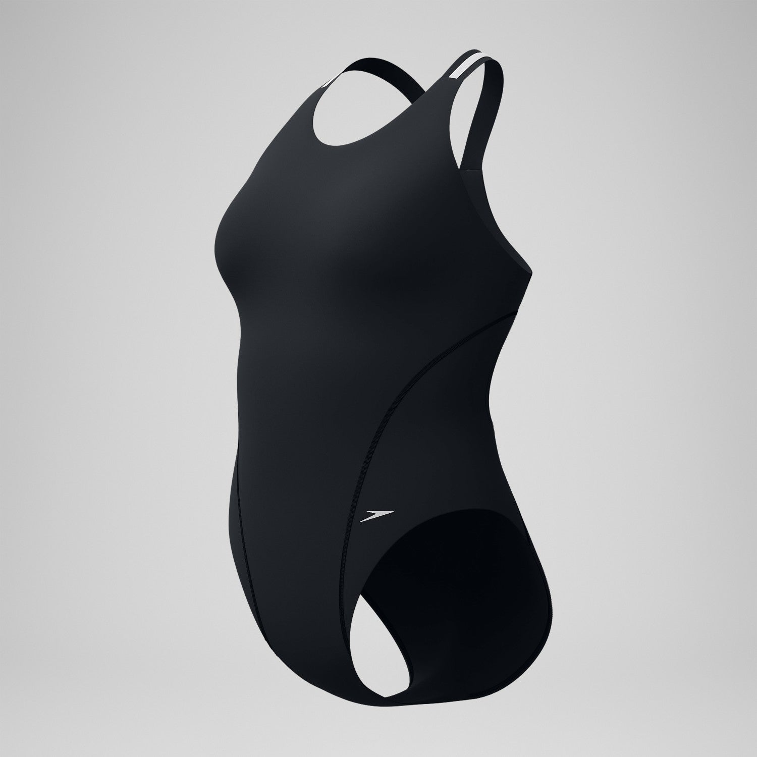 V Class Performance Back Swimsuit Black/Grey - Speedo