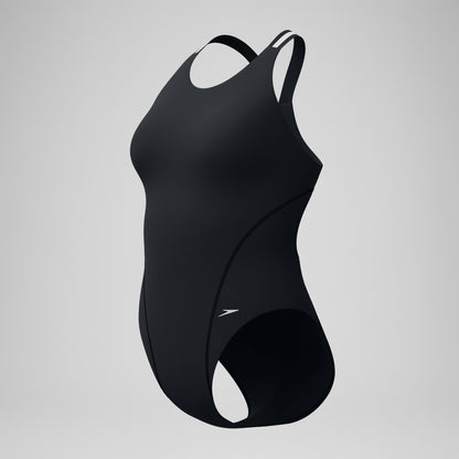 V Class Performance Back Swimsuit Black/Grey - Speedo