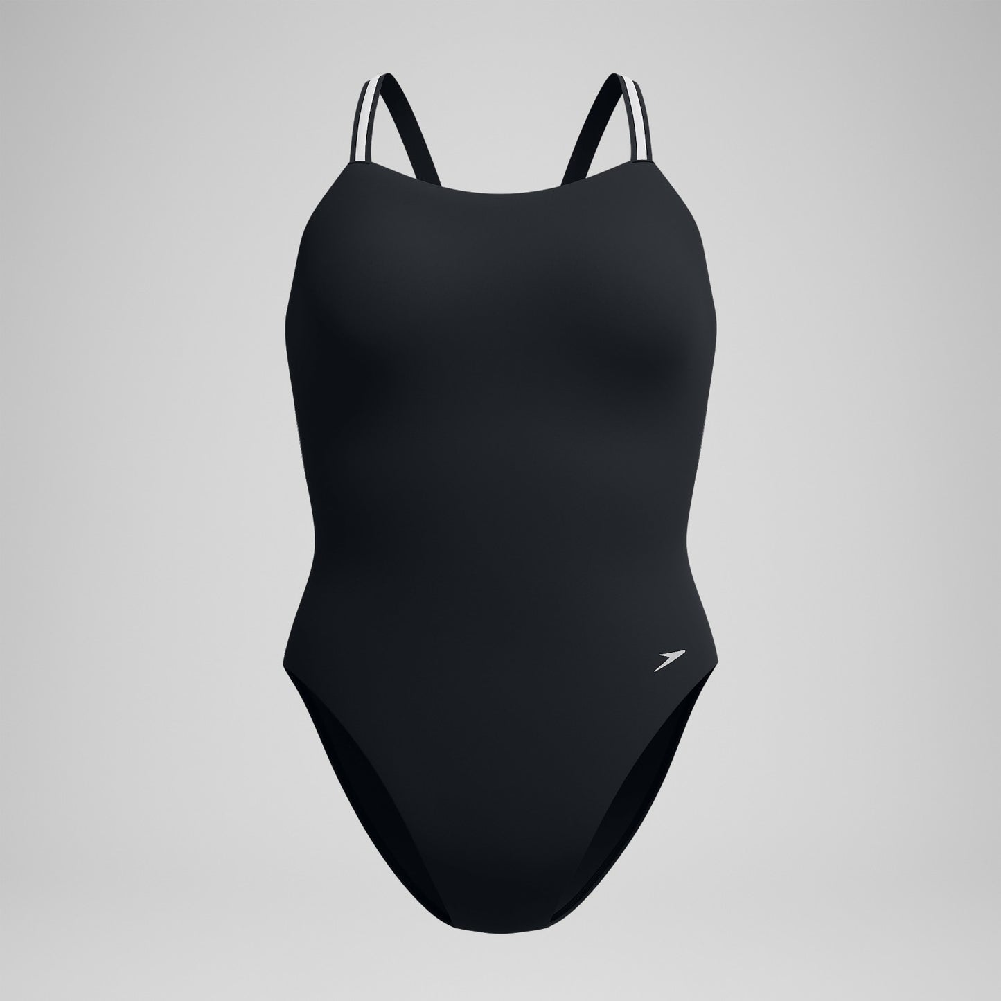 V Class Active Back Swimsuit Black/Grey - Speedo