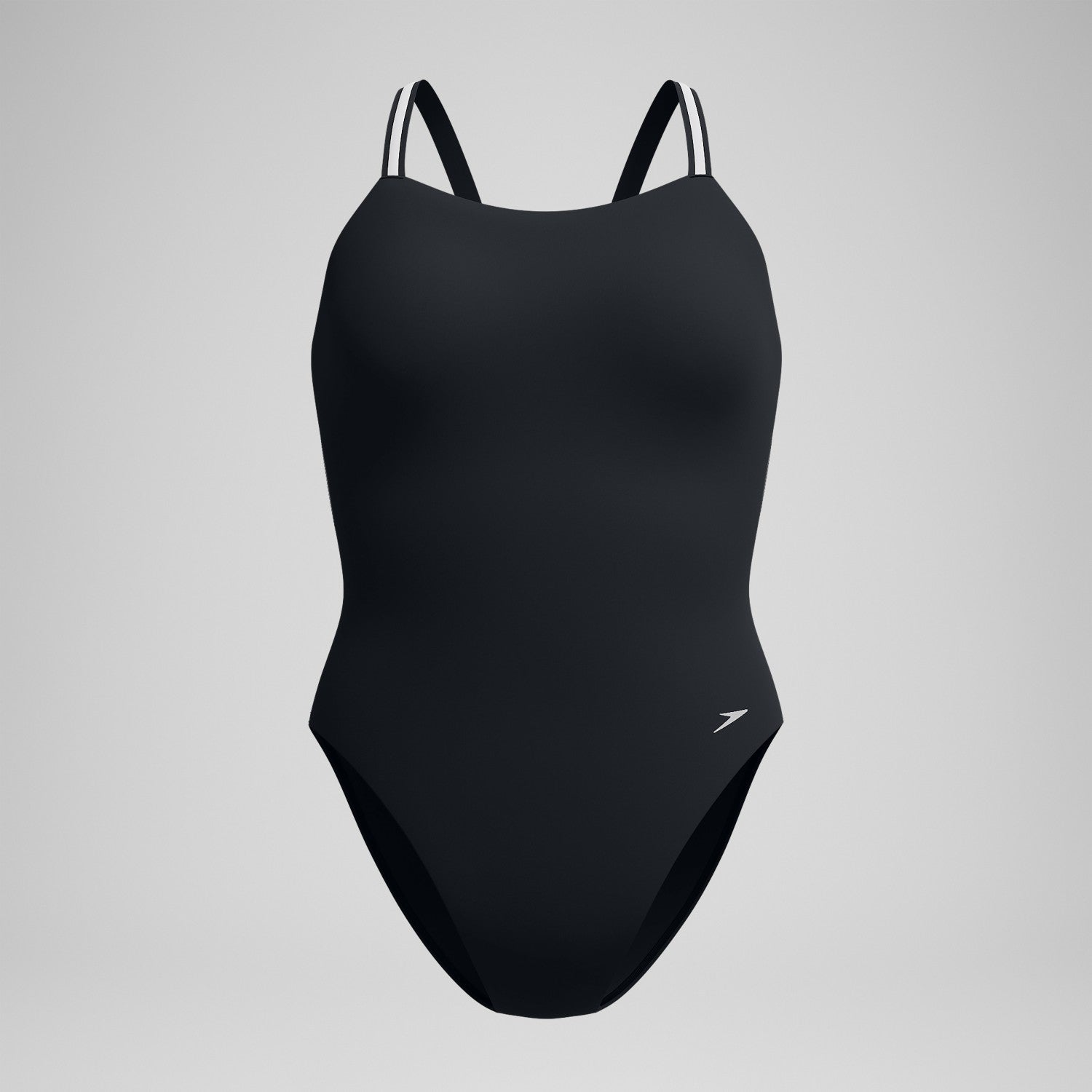 V Class Active Back Swimsuit Black/Grey - Speedo