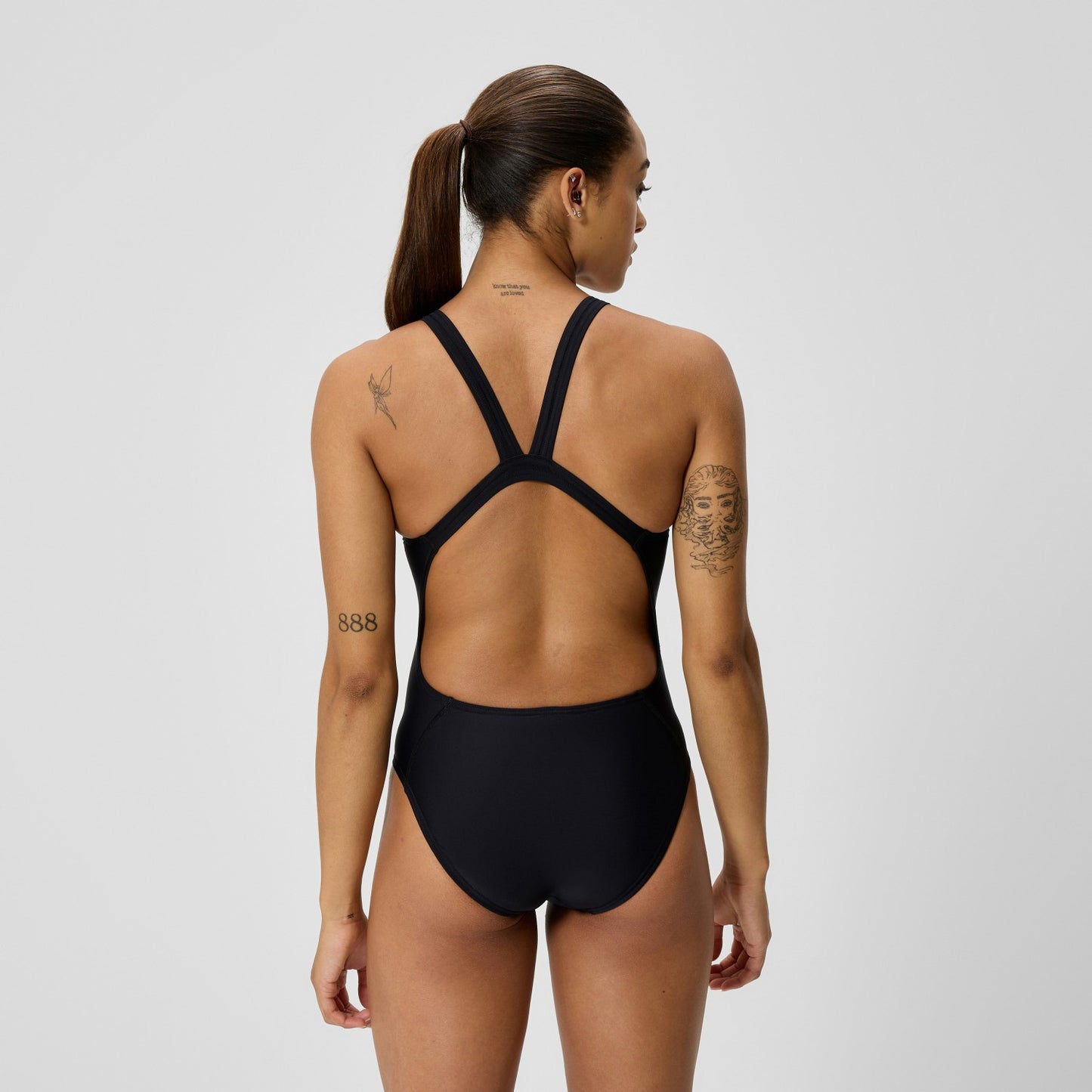 Club Training Leaderback Swimsuit Black - Speedo